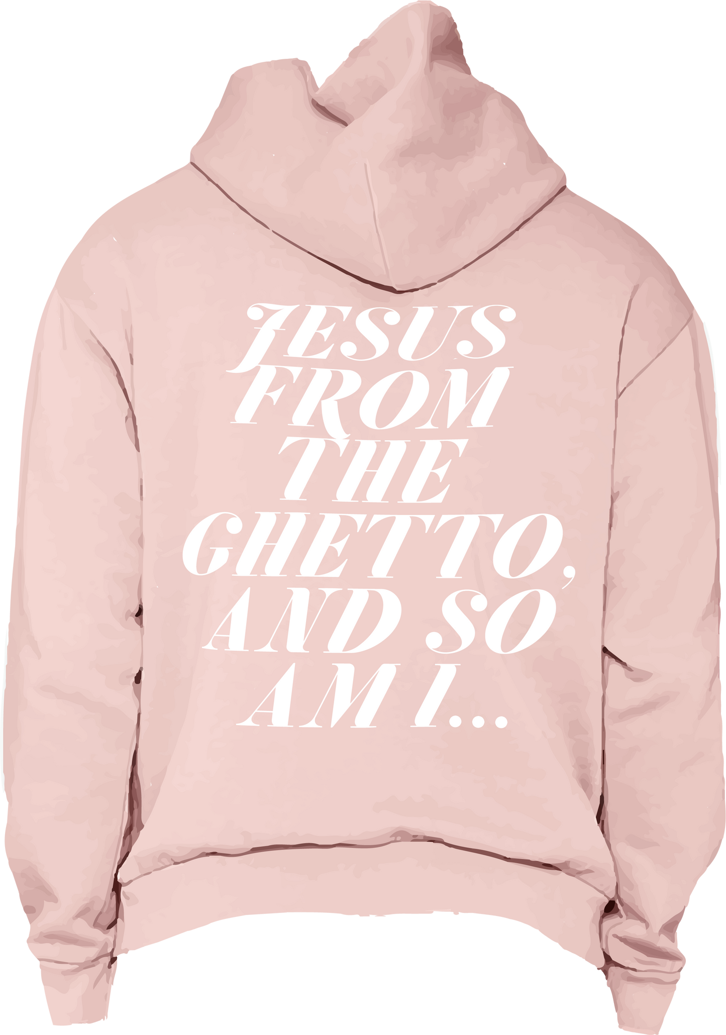 JESUS FROM THE GHETTO, PREMIUM HOODIE