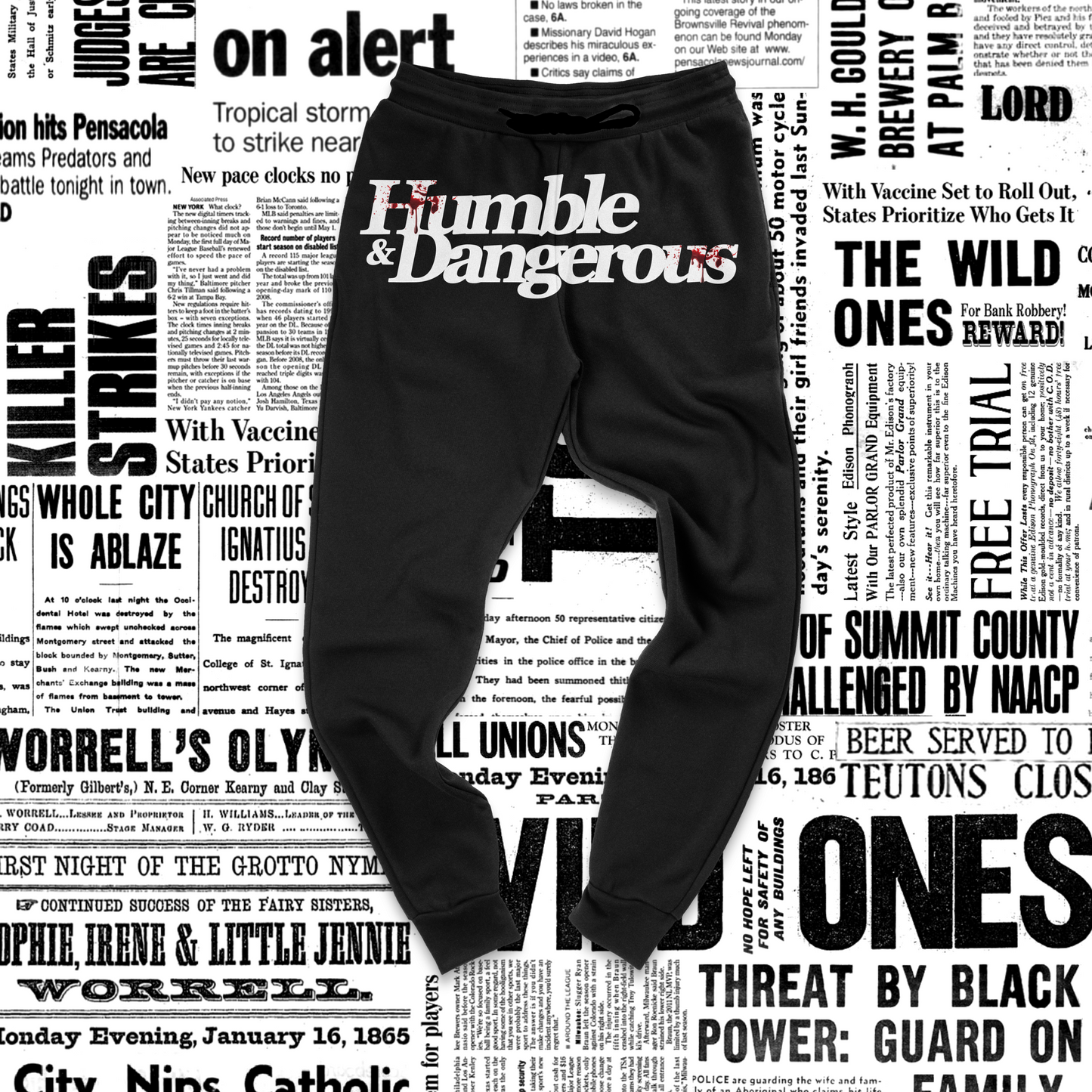H&D LOGO SPLATTER JOGGERS