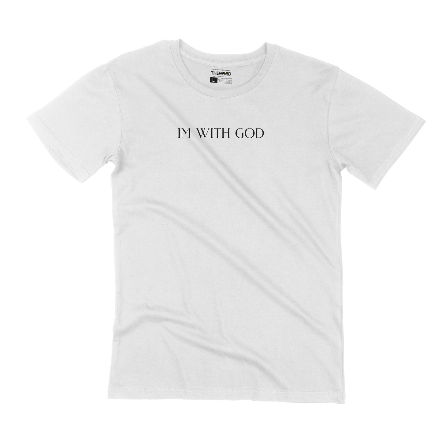 I'M WITH GOD T-SHIRT