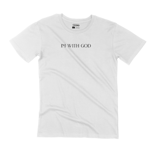 I'M WITH GOD T-SHIRT