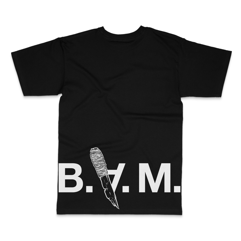 B.A.M. BACK LOGO TEE