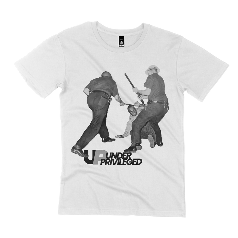 UNDER PRIVILEGED BEAT DOWN T-SHIRT