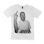 UNDER PRIVILEGED MLK F CROOKED COPS T-SHIRT